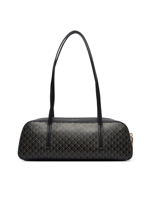 EMBLEM AOP Bauletto a spalla black aop - Borse Donna