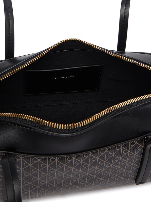 EMBLEM AOP Bauletto a spalla black aop - Borse Donna