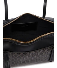 CALVIN KLEIN EMBLEM AOP Bauletto a spalla black aop - Borse Donna - 4