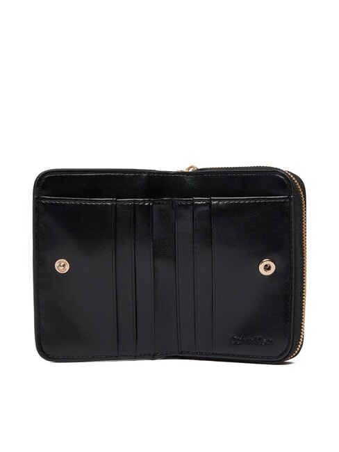 CK CROC Portafoglio Small in pelle na black - Portafogli Donna