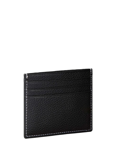 BOLD PEBBLE Portacard in pelle na black - Portafogli Uomo