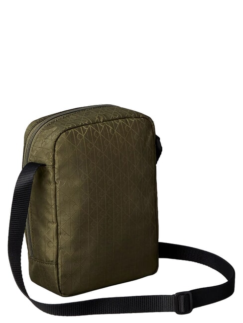 UTILITY EMBLEM Borsello olive night - Tracolle Uomo