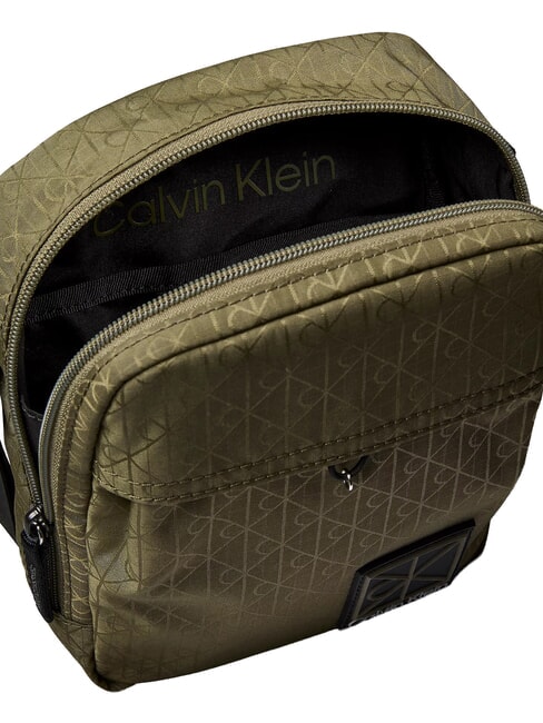 UTILITY EMBLEM Borsello olive night - Tracolle Uomo