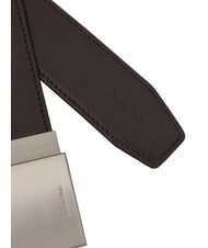 CALVIN KLEIN DRESS PLAQUE Cintura in pelle - Cinture
