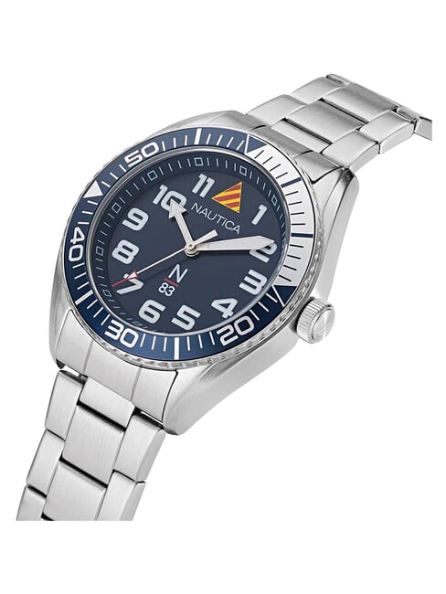 N83 FINN WORLD Orologio multifunzione blu e argento - Orologi