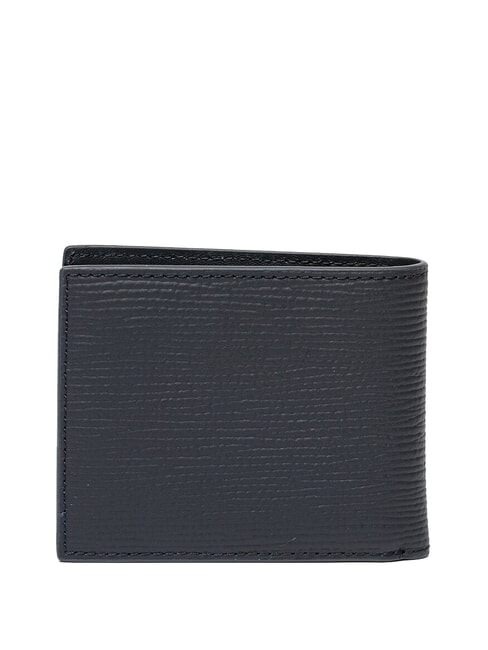 TH BUSINESS  Portafoglio in pelle saffiano space blue - Portafogli Uomo