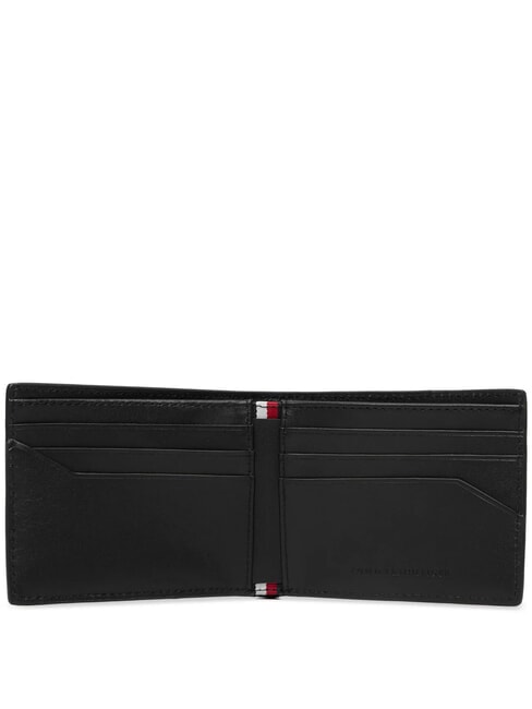 TH BUSINESS  Portafoglio in pelle saffiano black - Portafogli Uomo