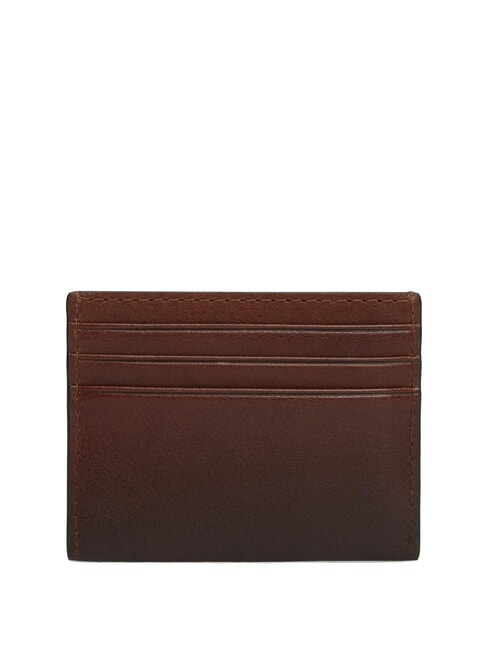 TH SEASONAL Portacard in pelle burnished brown - Portafogli Uomo