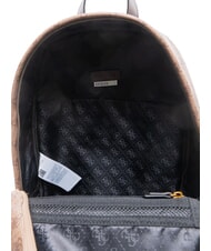 GUESS MILANO2 Zaino stampa 4G beige/brown/blue - Zaini Scuola & Tempo Libero - 5