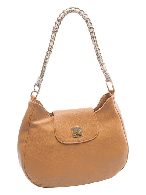 RACHEL Borsa hobo a spalla, con flap almond - Borse Donna