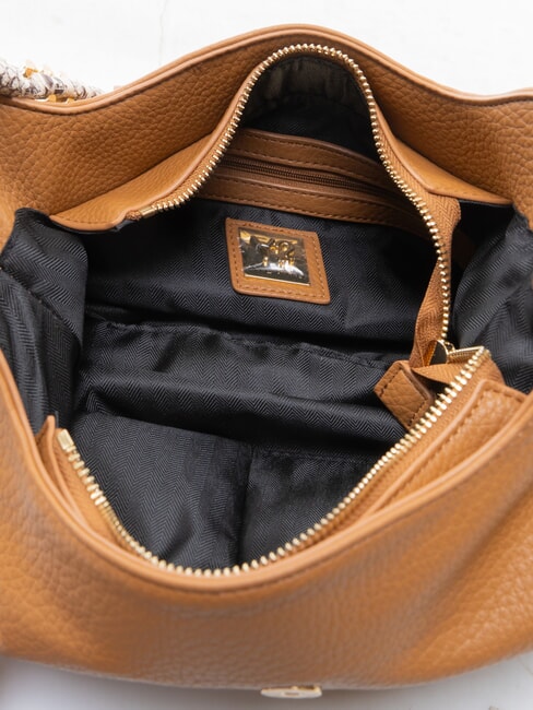 RACHEL Borsa hobo a spalla, con flap almond - Borse Donna