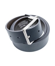 ARMANI EXCHANGE ESSENTIAL Cintura reversibile in pelle deep navy/falcon - Cinture - 3
