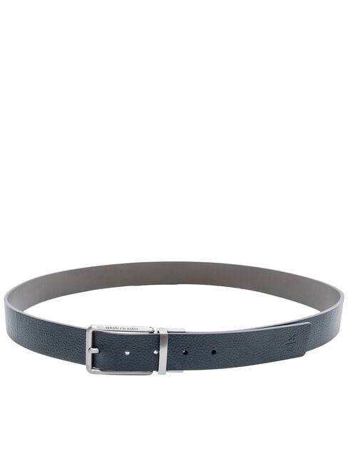 ESSENTIAL Cintura reversibile in pelle deep navy/falcon - Cinture