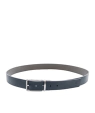 ARMANI EXCHANGE ESSENTIAL Cintura reversibile in pelle deep navy/falcon - Cinture - 4