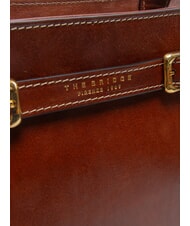THE BRIDGE GAIA Shopping Bag in pelle MARRONE - Borse Donna - 3