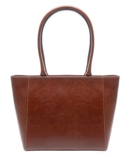 THE BRIDGE GAIA Shopping Bag in pelle MARRONE - Borse Donna - 4