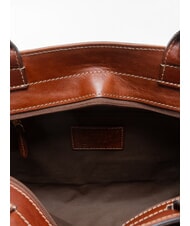 THE BRIDGE GAIA Shopping Bag in pelle MARRONE - Borse Donna - 5