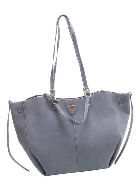 GOLENE Borsa shopping a spalla, con pochette rimovibile denim - Borse Donna