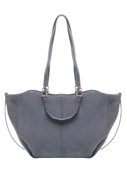 GOLENE Borsa shopping a spalla, con pochette rimovibile denim - Borse Donna