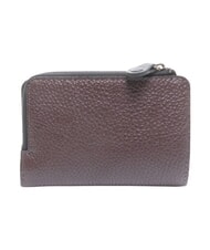 GABS GMONEY57 Portafoglio in pelle, con zip moka - Portafogli Donna - 3