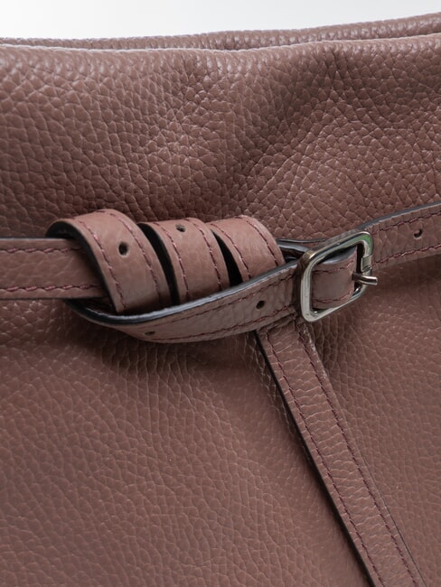 ELIF Pochette media in pelle, con tracolla balsamico - Borse Donna