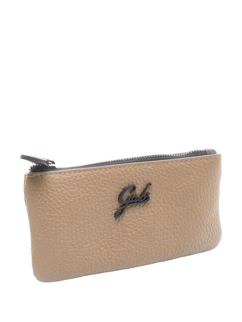 GKEYHOLDER PLUS Portachiavi ad astuccio, in pelle cappuccino - Portachiavi