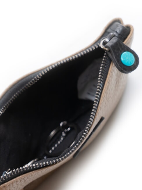 GKEYHOLDER PLUS Portachiavi ad astuccio, in pelle cappuccino - Portachiavi