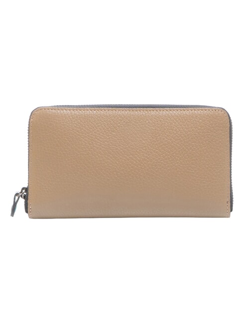 GMONEY17 Portafoglio ziparound in pelle, large cappuccino - Portafogli Donna