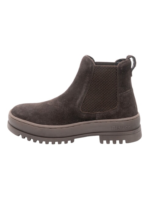 IUKA Stivaletti in pelle DarkBrown - Scarpe Uomo