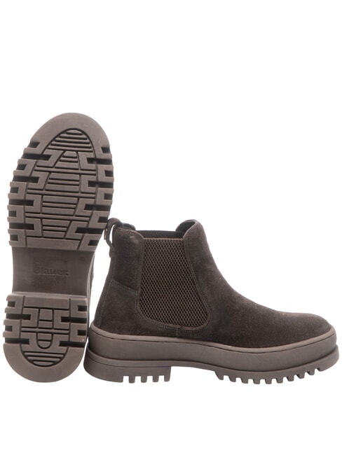 IUKA Stivaletti in pelle DarkBrown - Scarpe Uomo