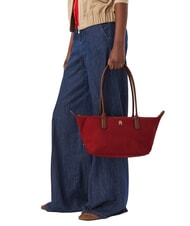 TOMMY HILFIGER POPETTE Shopping Bag autumn red - Borse Donna - 2