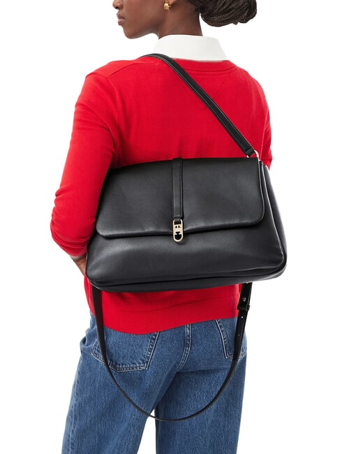 TH LIBRE Borsa large a spalla, con tracolla black - Borse Donna