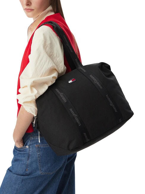 TJW ESS DAILY Maxi Bag a spalla black - Borse Donna
