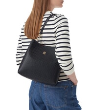 TOMMY HILFIGER TH ICON Borsa a spalla space blue - Borse Donna - 2
