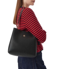 TOMMY HILFIGER TH ICON Borsa a spalla black - Borse Donna - 2