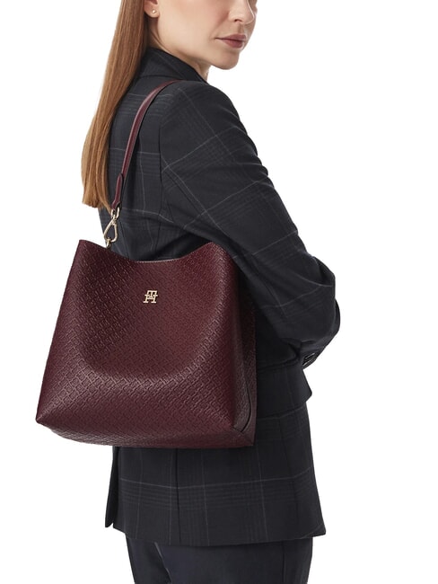 TH ICON Borsa a spalla oxblood - Borse Donna