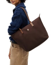 TOMMY HILFIGER POPETTE Shopping Bag fondant brown - Borse Donna - 2