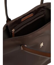 TOMMY HILFIGER POPETTE Shopping Bag fondant brown - Borse Donna - 4