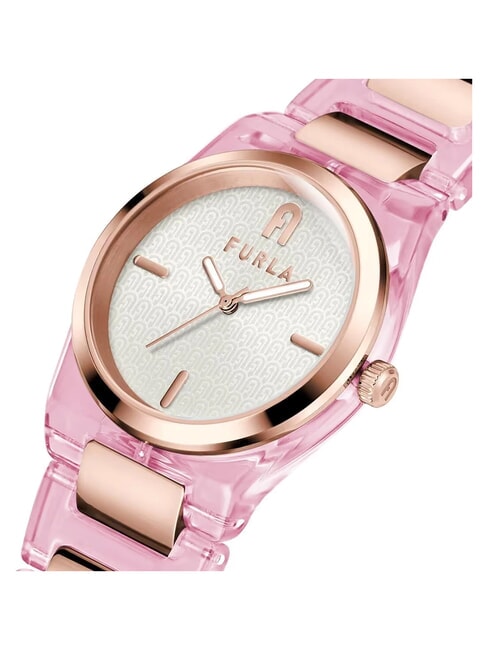 TEMPO MINI Orologio fashion bianco e rosa - Orologi