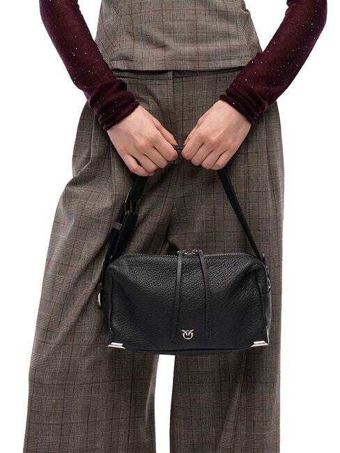 TRITTICO Borsa a spalla nero limousine-shiny nickel - Borse Donna