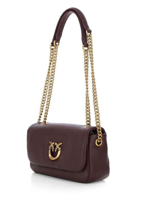 CLICK SOFT Mini Bag a spalla / a tracolla castano intenso-antique gold - Borse Donna