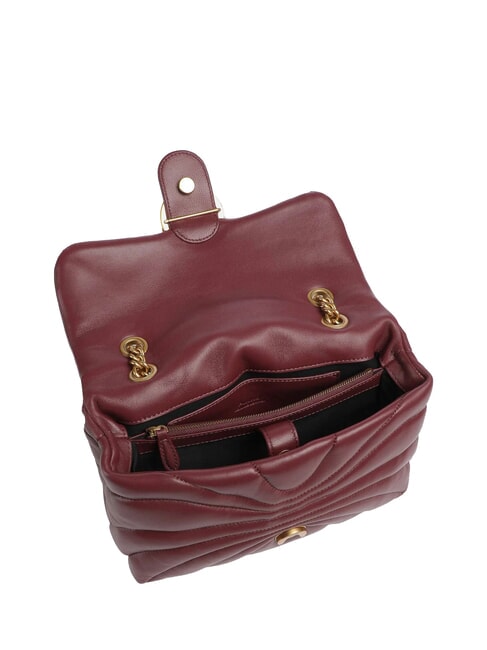 LOVE PUFF CLASSIC Borsa in nappa a tracolla ribes intenso-antique gold - Borse Donna