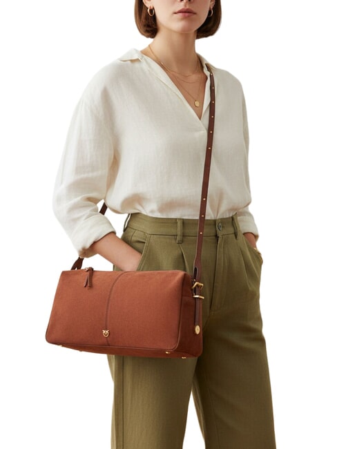 24 CLASSIC Borsa a spalla castano intenso-matt. gold - Borse Donna
