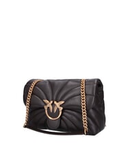 PINKO LOVE PUFF CLASSIC Borsa in nappa a tracolla marrone marasca-antique gold - Borse Donna - 2