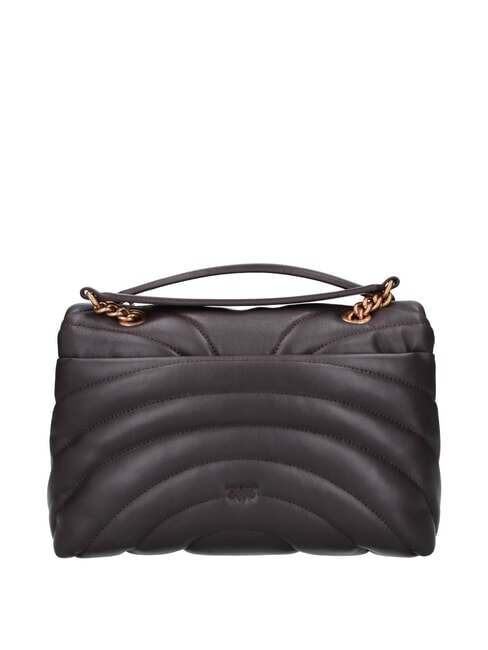 LOVE PUFF CLASSIC Borsa in nappa a tracolla marrone marasca-antique gold - Borse Donna