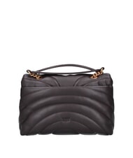 PINKO LOVE PUFF CLASSIC Borsa in nappa a tracolla marrone marasca-antique gold - Borse Donna - 3