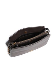 PINKO TRIPLET MINI Borsetta a tracolla, in pelle marrone marasca-antique gold - Borse Donna - 4