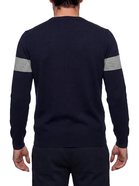 MARK LOGO JACQUARD Maglia con logo triangolare smartblue - Maglie Uomo
