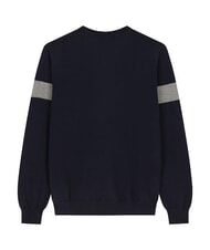GUESS MARK LOGO JACQUARD Maglia con logo triangolare smartblue - Maglie Uomo - 6