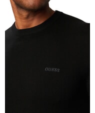 GUESS MARCOS LOGO Felpa a girocollo jetbla - Felpe Uomo - 3